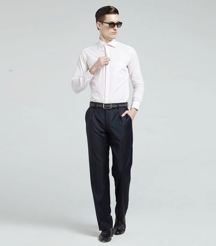 Pantalon droit PORTS en laine pour printemps - Ref 1490203
