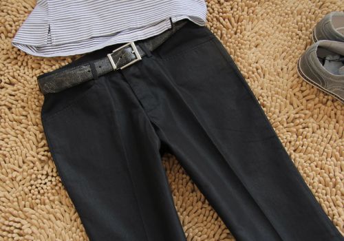 Pantalon droit pour jeunesse en coton été - Ref 1490210