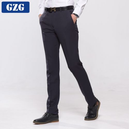 Pantalon Slim-type pour jeunesse fibre de polyester fibres viscose rayonne polyuréthane élastique spandex automne - Ref 1490259