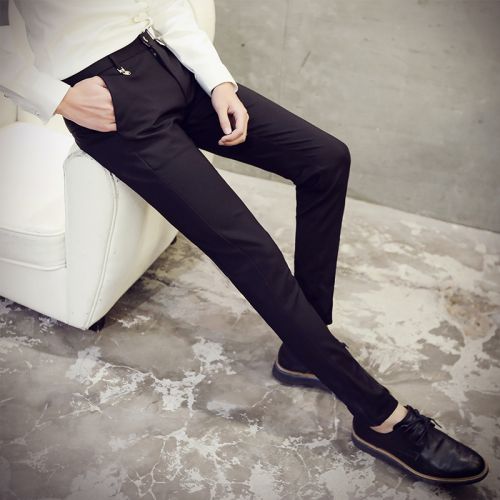 Pantalon Slim-type pour jeunesse en coton printemps - Ref 1490491
