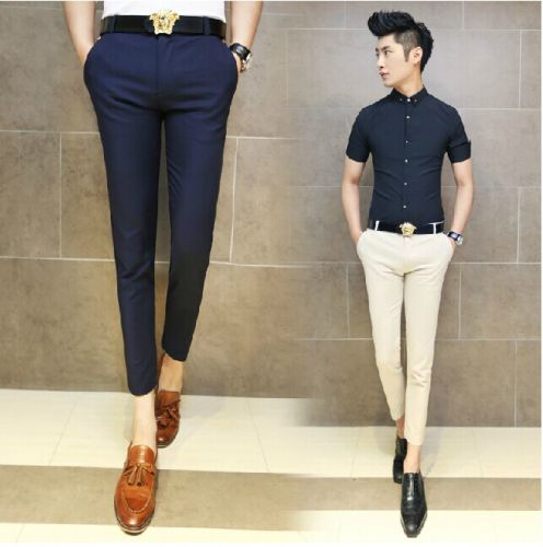 Pantalon Slim-type pour adolescent en coton été - Ref 1490496