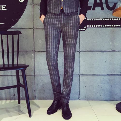 Pantalon Slim-type pour adolescent en coton automne - Ref 1490497
