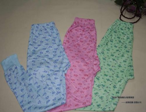 Pantalon collant jeunesse simple en coton - Ref 759656