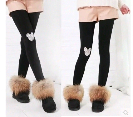 Pantalon collant jeunesse en coton coloré - Ref 760177