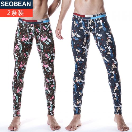 Pantalon collant jeunesse SEOBEAN Qiuku deux chargés en coton - Ref 775695