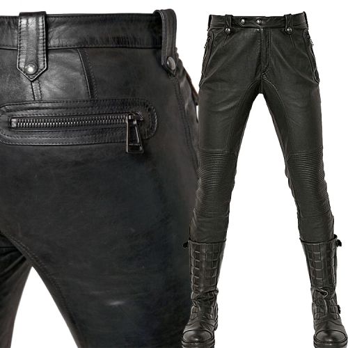 Pantalon cuir homme droit pour jeunesse hiver - Ref 1477029