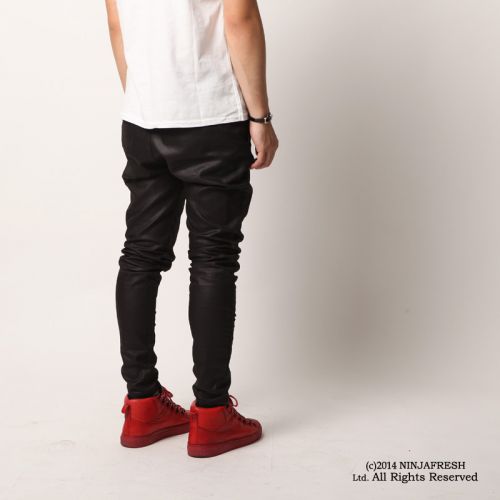 Pantalon cuir homme serré pour jeunesse hiver - Ref 1477279