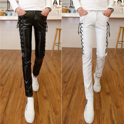 Pantalon cuir homme droit pour jeunesse DANGEROUS printemps - Ref 1477378