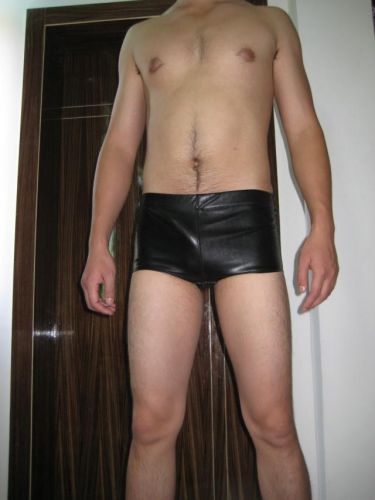 Pantalon cuir homme serré pour jeunesse automne - Ref 1477439