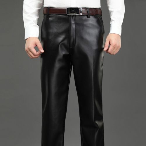 Pantalon cuir homme droit pour hiver - Ref 1477497