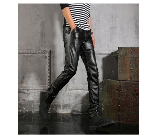 Pantalon cuir homme serré pour grands chantiers automne - Ref 1477772