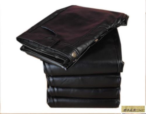 Pantalon cuir homme serré pour adolescent hiver - Ref 1477823