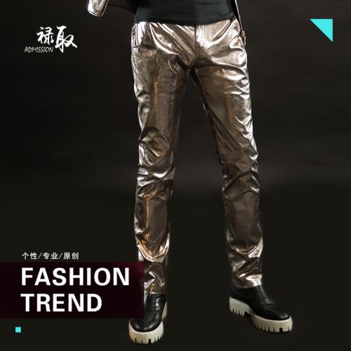 Pantalon cuir homme serré pour jeunesse - Ref 1477892