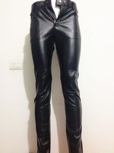 Pantalon cuir homme serré pour jeunesse automne - Ref 1477908