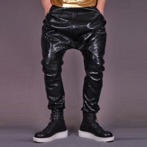 Pantalon cuir homme pantalons fuselés pour jeunesse hiver - Ref 1477911