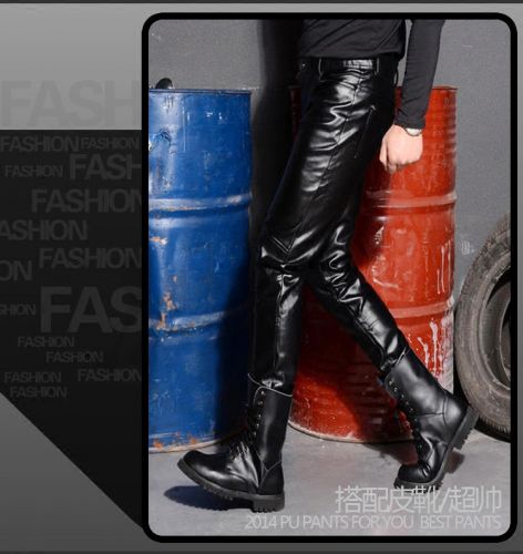 Pantalon cuir homme serré pour grands chantiers automne - Ref 1478048