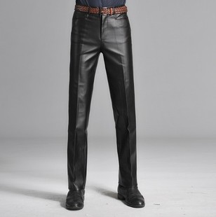 Pantalon cuir homme droit pour jeunesse printemps - Ref 1478058