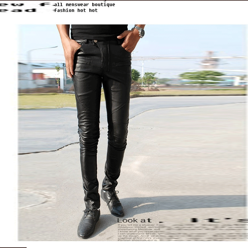 Pantalon cuir homme serré pour grands chantiers automne - Ref 1478067