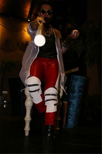 Pantalon cuir homme serré pour jeunesse MR.MONKEY - Ref 1478162