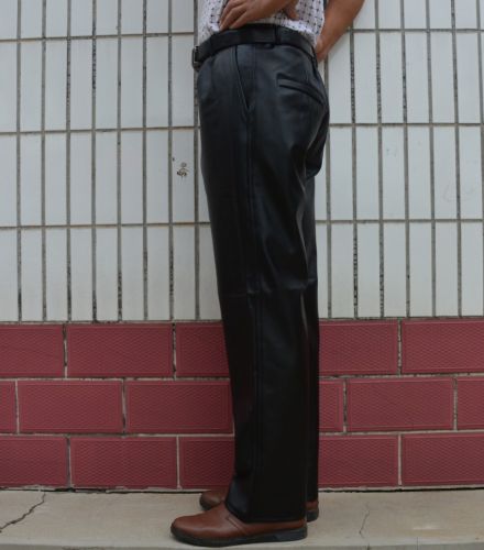 Pantalon cuir homme droit pour hiver - Ref 1478356