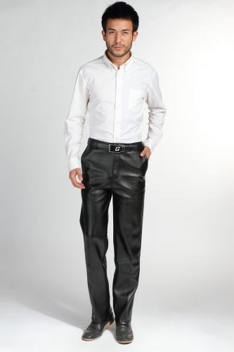 Pantalon cuir homme droit pour hiver - Ref 1478438