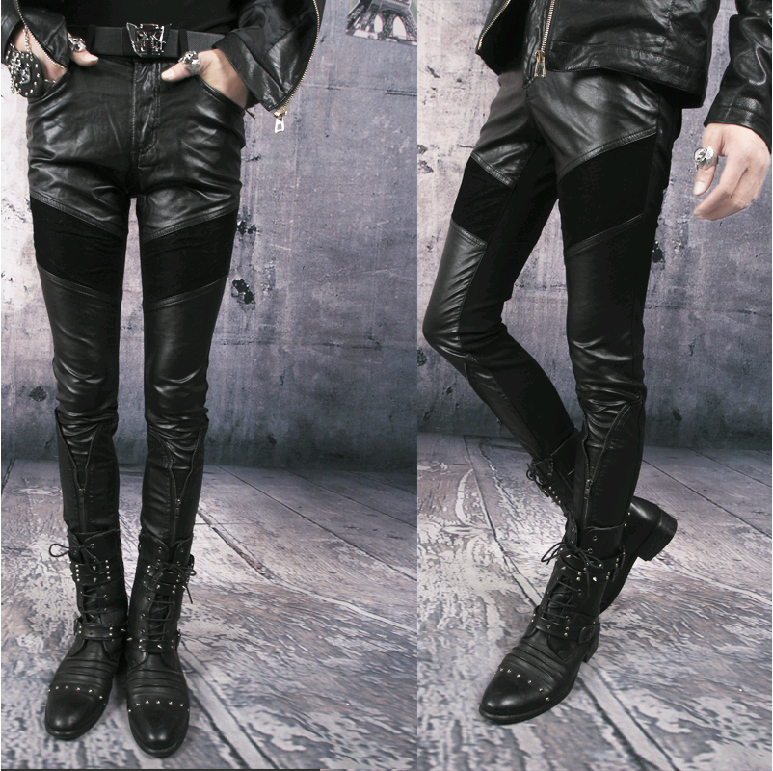 Pantalon cuir homme droit pour jeunesse automne - Ref 1478725