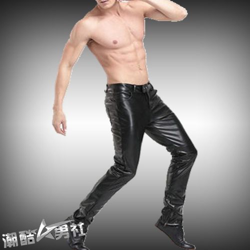 Pantalon cuir homme serré pour automne - Ref 1478809