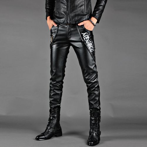 Pantalon cuir homme serré - Ref 1479083