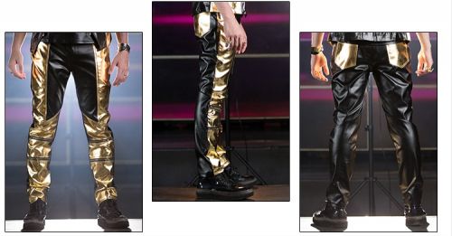 Pantalon cuir homme serré pour adolescent hiver - Ref 1479107