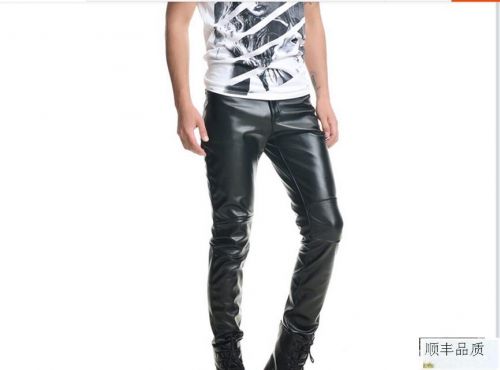 Pantalon cuir homme droit pour adolescent hiver - Ref 1479147