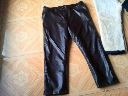 Pantalon cuir homme droit pour hiver - Ref 1479206