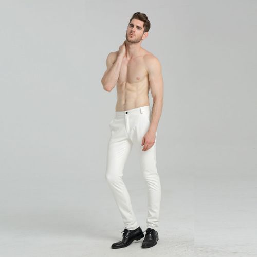 Pantalon cuir homme serré pour adolescent PU - Ref 1479319