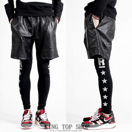 Pantalon cuir homme droit pour jeunesse automne - Ref 1479370