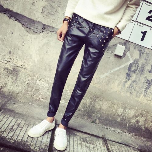 Pantalon cuir homme pour adolescent hiver - Ref 1479403