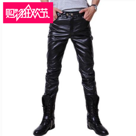 Pantalon cuir homme droit pour jeunesse printemps - Ref 1479426