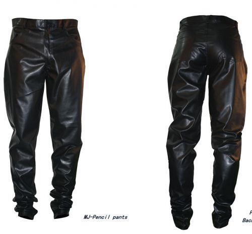 Pantalon cuir homme pantalons fuselés pour jeunesse - Ref 1479491