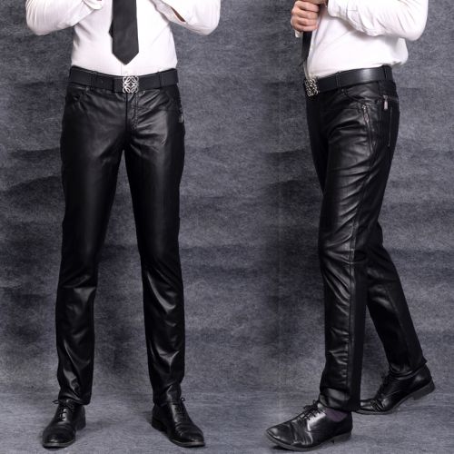 Pantalon cuir homme droit pour hiver - Ref 1479516