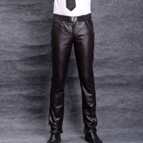 Pantalon cuir homme droit pour hiver - Ref 1479587