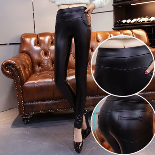Pantalon cuir homme serré pour jeunesse PU hiver - Ref 1479695