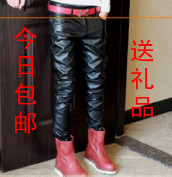 Pantalon cuir homme serré pour adolescent hiver - Ref 1479780