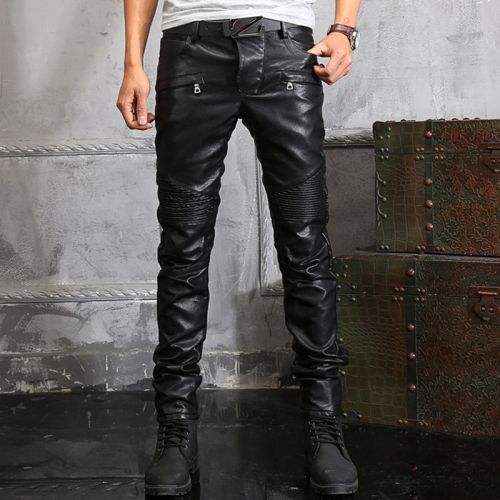 Pantalon cuir homme droit pour jeunesse 3I automne - Ref 1479836