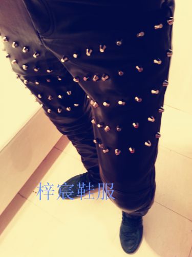 Pantalon cuir homme - Ref 1479896