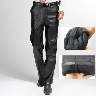 Pantalon cuir homme droit pour hiver - Ref 1479905