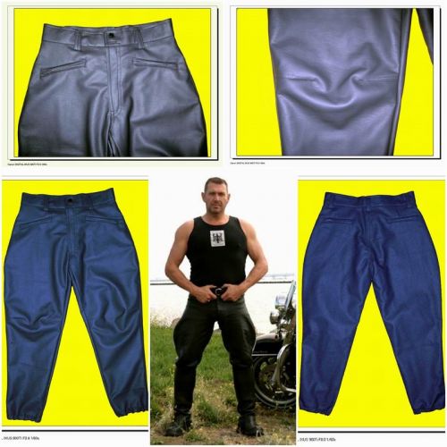 Pantalon cuir homme droit pour jeunesse BOOTMAN printemps - Ref 1480131