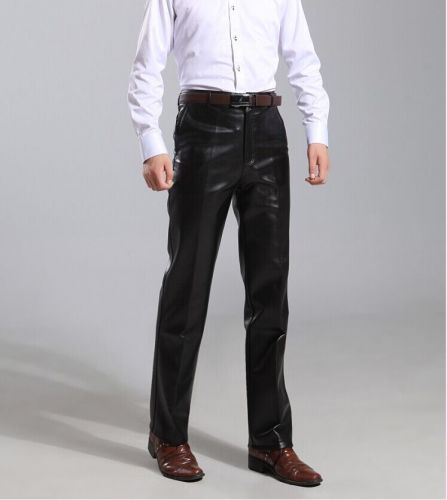 Pantalon cuir homme droit pour hiver - Ref 1480136
