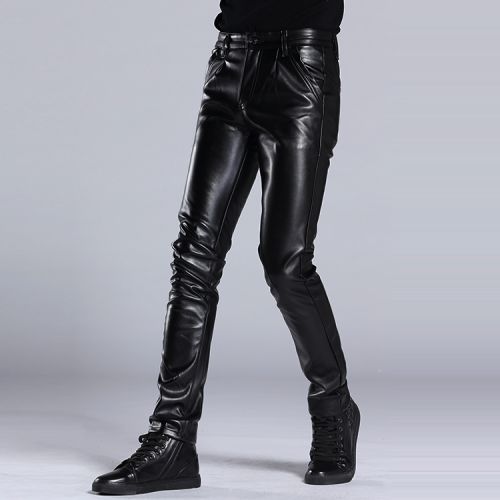 Pantalon cuir homme serré pour adolescent - Ref 1480150