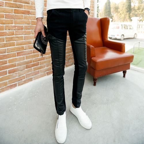 Pantalon cuir homme serré pour jeunesse MSEA printemps - Ref 1480183