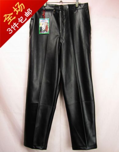 Pantalon cuir homme droit pour automne - Ref 1480233