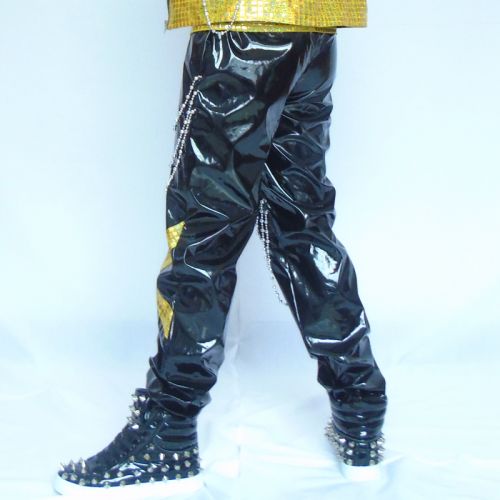 Pantalon cuir homme droit pour jeunesse automne - Ref 1480251