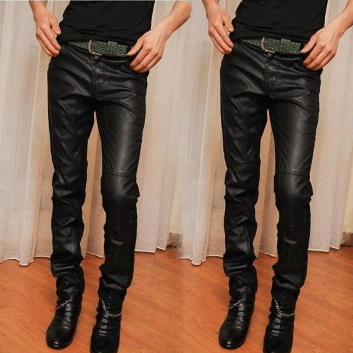 Pantalon cuir homme pour adolescent automne - Ref 1480414